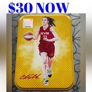 Caitlin Clark 2023 Rookie RC Collector Tin With 50 NBA WNBA Basketball Cards